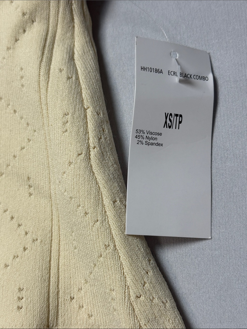 House of Harlow 1960 Cream Knit Pleated Tennis Skirt Size XS NWT - Picture 5 of 10